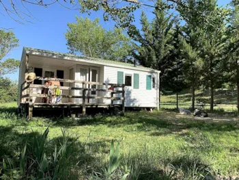 Accommodation - Mobile-Home 27M² - 2 Bedrooms - Terrace - Camping Naturiste Messidor