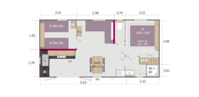 Mobil-home Romarin with private spa + semi-shaded terrace — 8