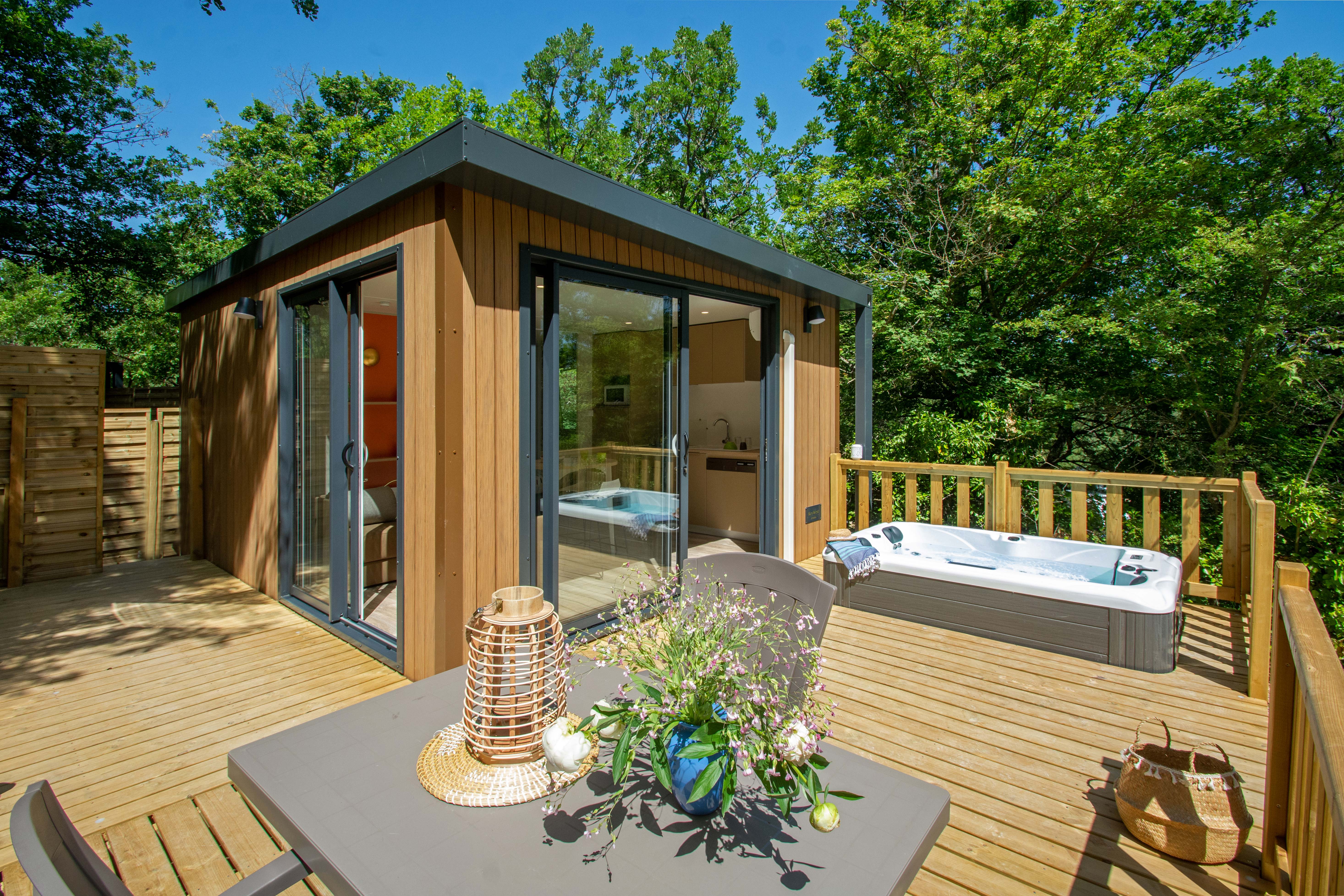 Cottage Evasion 21m² avec spa privatif + 12 m² de terrrase
