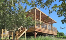 Alojamiento - Cottage Séouvo 25M² Con Spa Privado + Terraza Cubierta De 18M². - Camping Le Luberon 