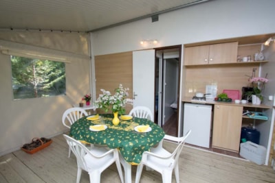 Canva Bungalow Capucine, without toilet blocks or water 21m ² — 2