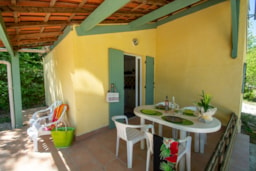 Accommodation - Cottage Mimosa 31M ² + 15M ² Covered Terrace - Camping Le Luberon 