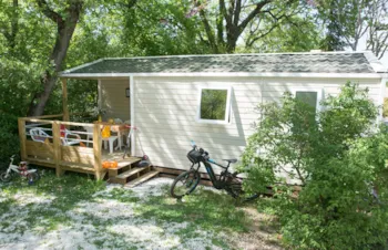 Accommodation - Cottage Luberon Premium 24 M² + 7,6 M² Of Sheltered Terrace - Camping Le Luberon 