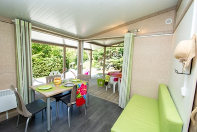Chalet Lavande 28m ² + covered terrace — 2