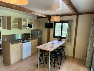 Chalet Pantaïa 35m² with private jacuzzi + covered terrasse — 2
