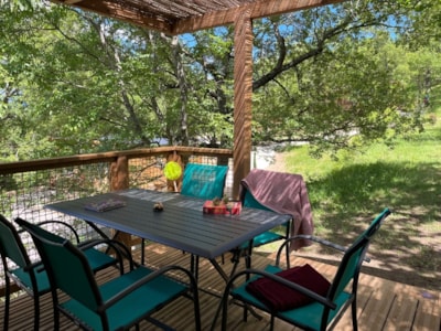 Chalet Pantaïa 35m² with private jacuzzi + covered terrasse — 7