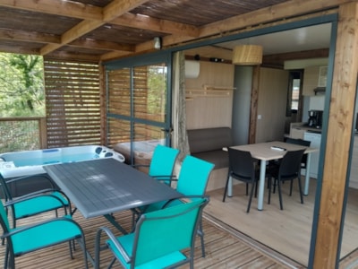 Chalet Séouvo 25m² with private jacuzzi — 2