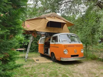 Stellplatz - Komfort Stellplatz Medium Zelt/Van < 6 Meter (Inklusive Strom) - Camping Le Luberon 