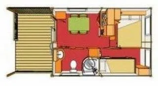 Chalet Confort - 1 Chambre 25M²