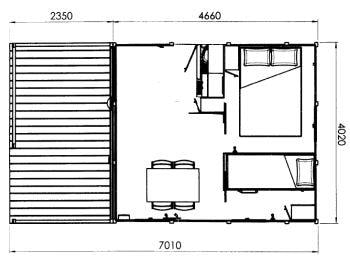 CHALET ILOT - 28m² - 2 Bedrooms — 2