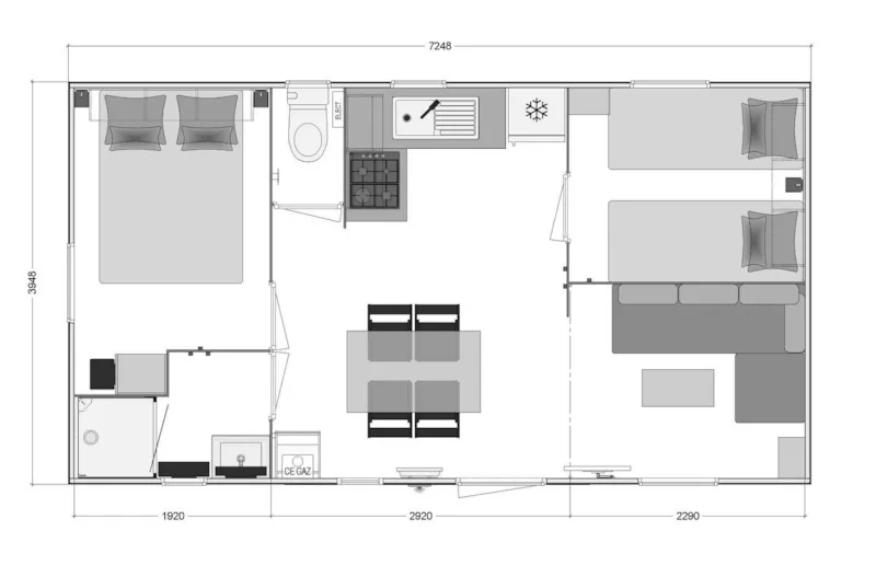 Mobilhome Confort Plus Convertible