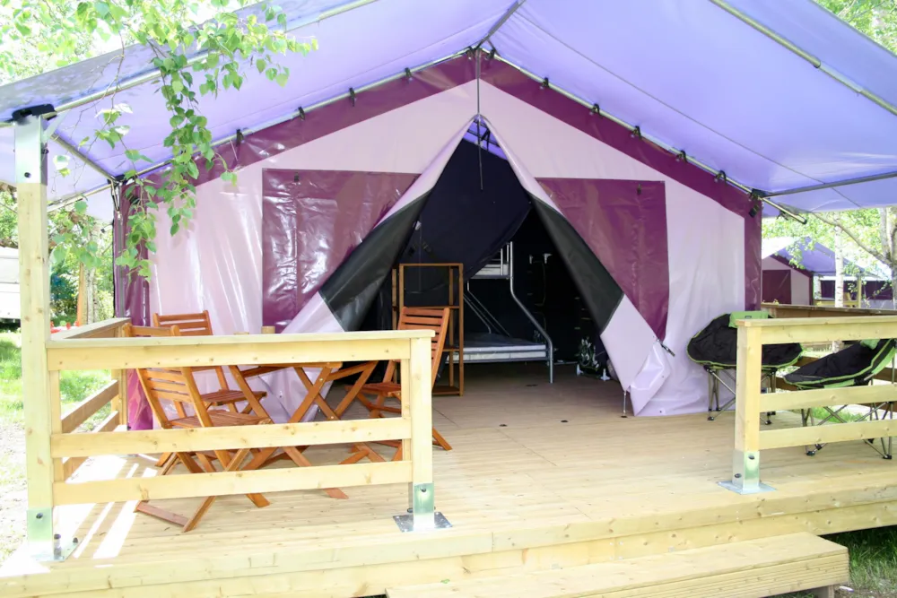 Location - Freeflower Standard 37M² / 2 Chambres - Terrasse (Sans Sanitaires Privatifs) - Flower Camping Beauchêne