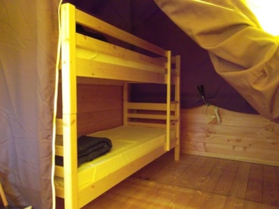 Canvas bungalow Amazone Standard 20m² / 2 Bedrooms - Terrace (without toilet blocks)