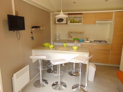 Mobile home Premium 33m² / 2 bedrooms - 2 bathrooms - Terrace