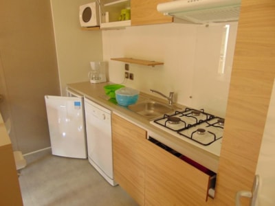 Mobile home Premium 33m² / 2 bedrooms - 2 bathrooms - Terrace