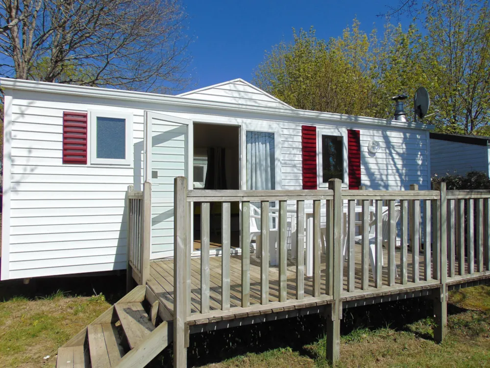 Location - Mobil-Home Standard 30 M² / 2 Chambres - Terrasse - Flower Camping Beauchêne