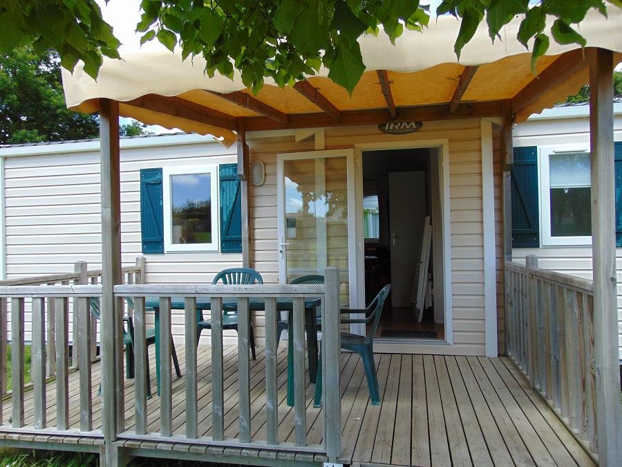 Location - Mobil-Home Standard 30 M² / 2 Chambres - Terrasse Couverte - Camping Beauchêne
