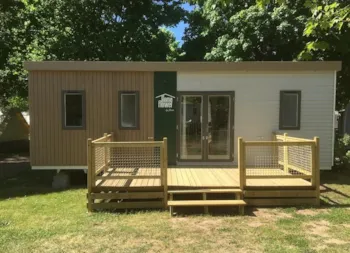 Huuraccommodatie(s) - Homeflower Premium 31M² / 3 Slaapkamers - Terras - Flower Camping Beauchêne