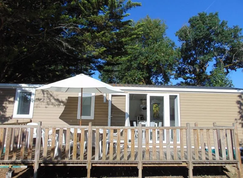 Location - Mobil-Home Standard 38 M² / 4 Chambres - Terrasse - Flower Camping Beauchêne