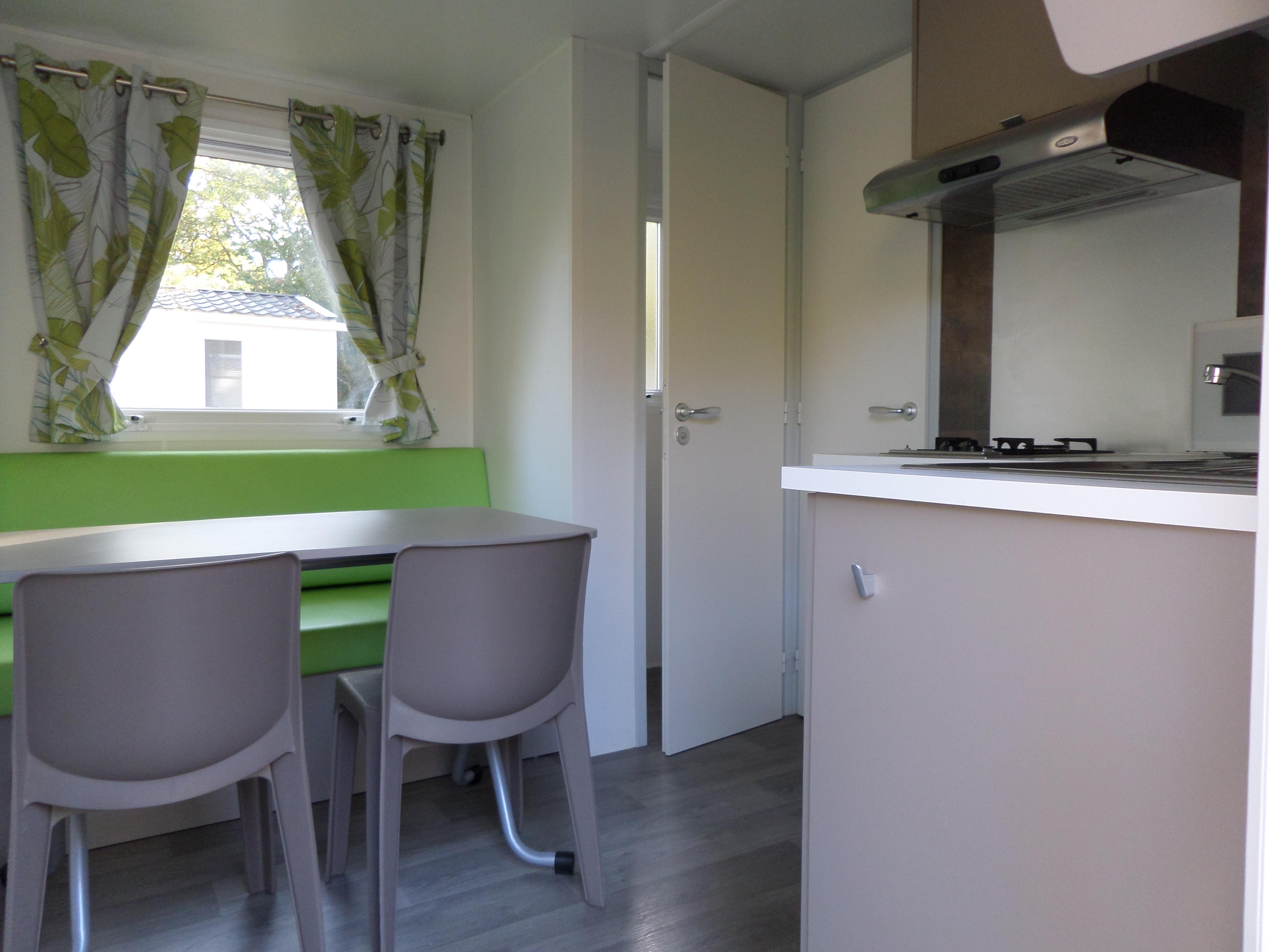 Location - Mobil Home 18 M² -  Petit 2 Chambres - Camping Bois Guillaume