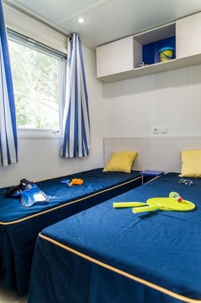 Mobile home with covered terrace, 26 m² - 2 bedrooms