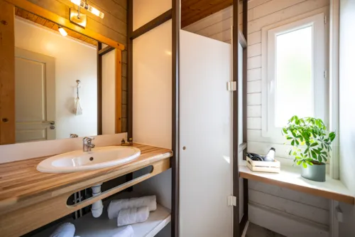 Huuraccommodatie(s) - Chalet - 2 Kamers - 1 Badkamer - Micocoulier - image n°8 - Castel Domaine de Sévenier & Spa