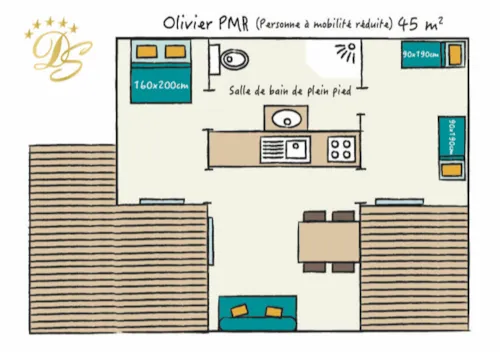 Mietunterkunft - Olivier Pmr (Behindertengerecht) - image n°8 - Castel Domaine de Sévenier & Spa