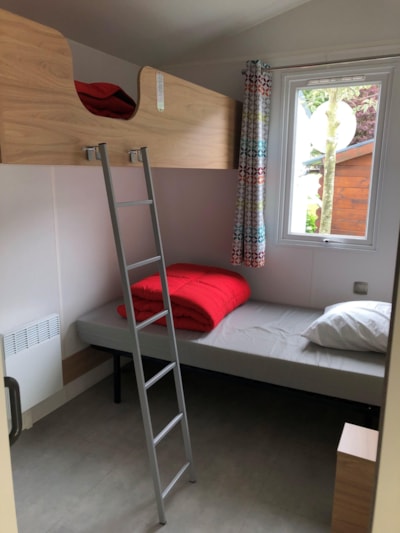 Mobil Home Confort 27m² 2 bedrooms adapted to the people with reduced mobility + terrace + TV