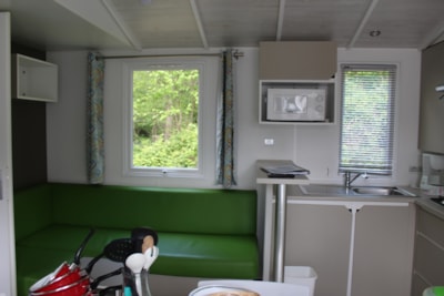 Mobile home Confort 33 m² including terrace - 3 bedrooms  + TV