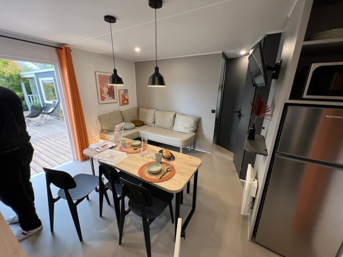 Mobil-Home Confort 32M² (2 Chambres) Dont Terrasse Couverte + Tv + Bbq