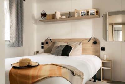 Mobil Home Confort 27m² 2 bedrooms adapted to the people with reduced mobility + terrace + TV