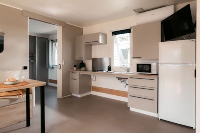 Mobil Home Confort 27m² 2 bedrooms adapted to the people with reduced mobility + terrace + TV