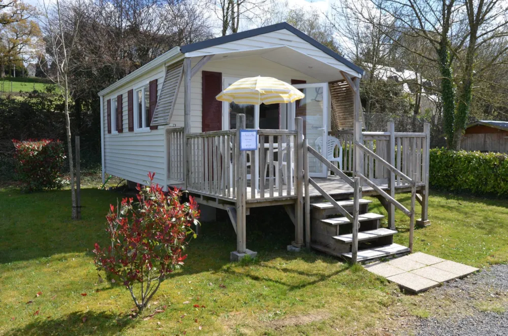 Location - Mobil-Home  Standard 20M² (1 Ch-2 Pers) + Tv + Terrasse - Flower Camping Les Chevaliers de Malte