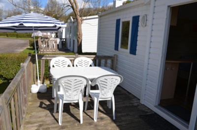 Standard mobile home 29 m² (2 bedrooms, sleeps 4/5) + TV + terrace — 5