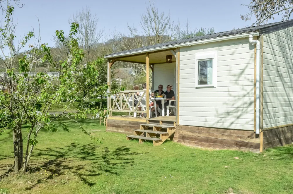 Location - Chalet Confort 30 M² (2 Ch-4 Pers) + Tv + Terrasse Couverte - Flower Camping Les Chevaliers de Malte