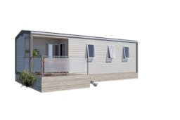 Alojamiento - Mobile Home 3 Bedrooms Loggia - Camping Les Chevaliers de Malte