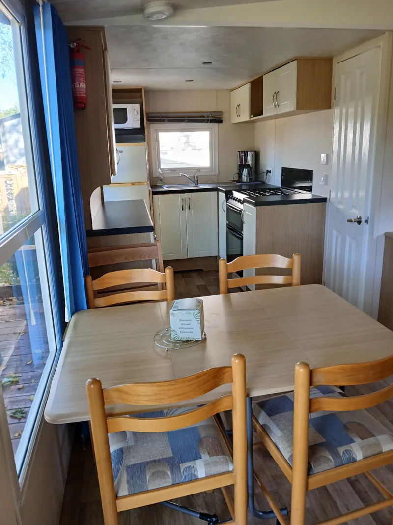 Mobilhome Standard 34M² (3 Ch-6/7 Pers) + Terrasse)