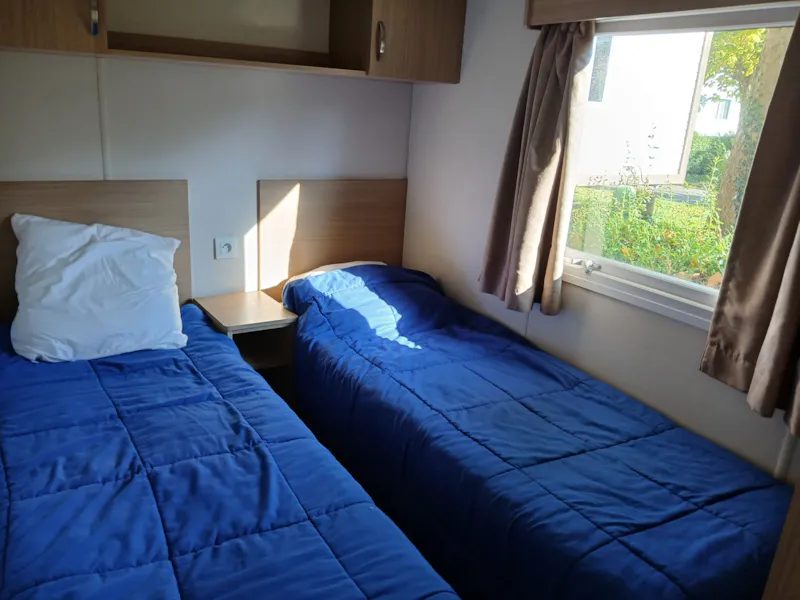 Mobilhome Standard 34M² (3 Ch-6/7 Pers) + Terrasse)