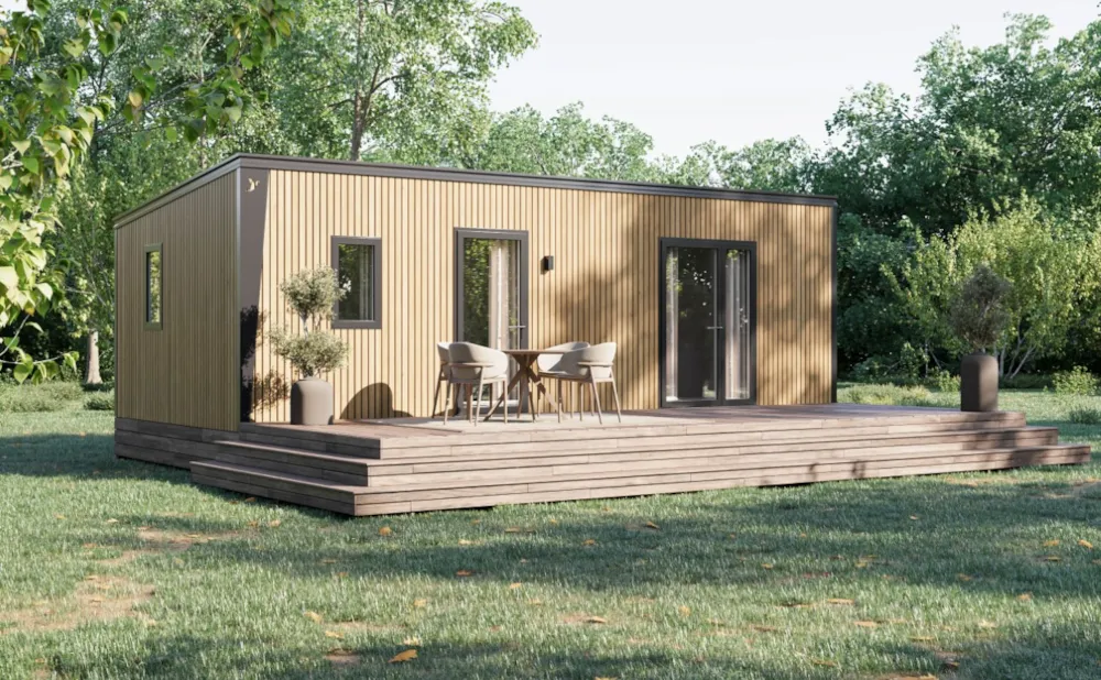 Location - Mobil-Home Premium 33M2 (2 Ch-4 Pers) + Tv + Terrasse - Flower Camping Les Chevaliers de Malte