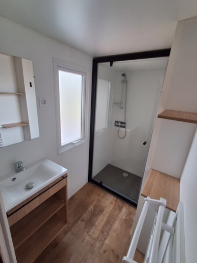 Premium mobile home 33m2 (2 bdrm-4 pers) + TV + terrace — 6