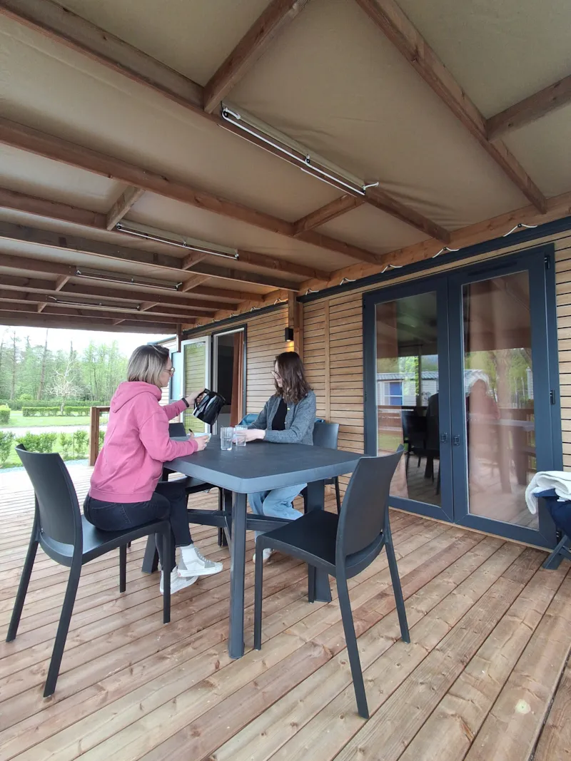 Mobil-Home Premium 33M2 (2 Ch-4 Pers) + Tv + Terrasse