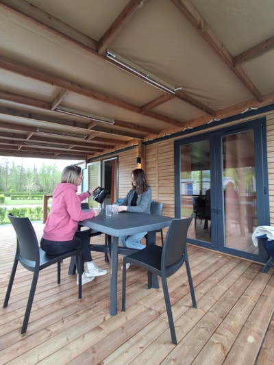 Premium mobile home 33m2 (2 bdrm-4 pers) + TV + terrace — 9