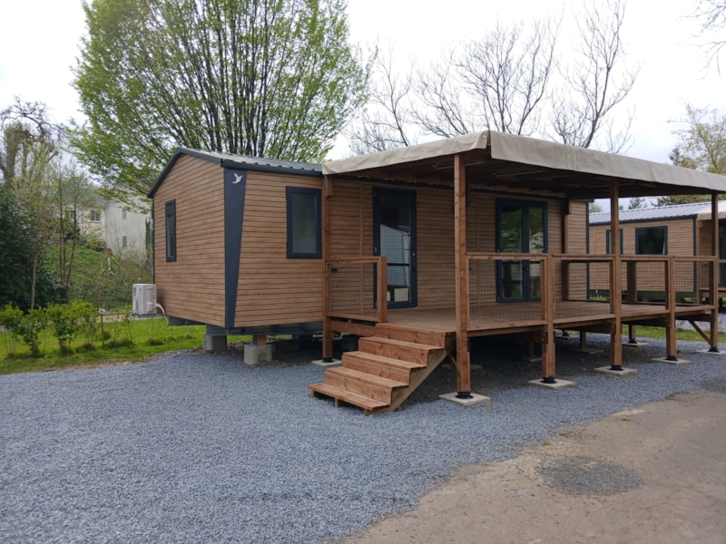 Premium mobile home 33m2 (2 bdrm-4 pers) + TV + terrace