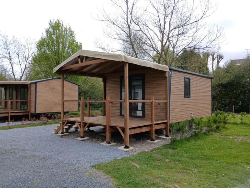 Mobil-Home Premium 20M² (1 Ch-2 Pers) + Tv + Terrasse