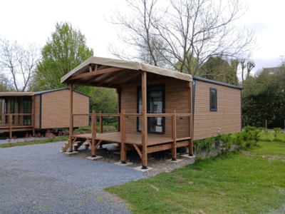 Premium mobile home 20m² (1 bedroom, sleeps 2) + TV + terrace — 1