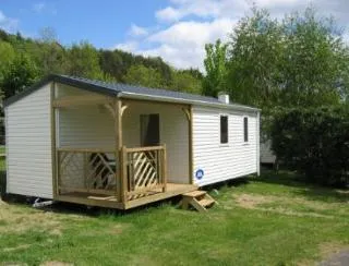 Mietunterkunft - Mobilheim Loggia, Terrasse - CAMPING LES DOMES