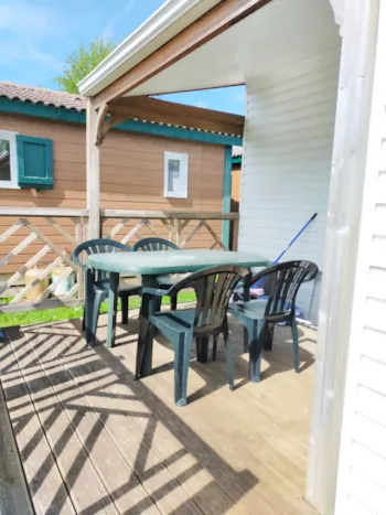 Mietunterkunft - Mobilheim Loggia - Camping les Dômes