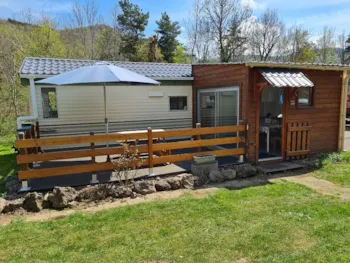 Mietunterkunft - Mobil Home Bk Calypso. 2 Chambres - Camping L'Ombrage