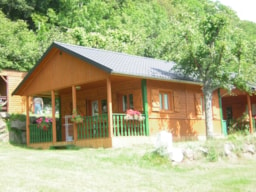 Huuraccommodatie(s) - Chalet Nymphéa 35 M² - 2 Kamers - Camping L'Ombrage