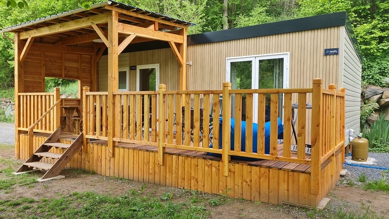 MOBILHEIM Némésis 7,66 M X 4,00 M. 2 SCHLAFZIMMER